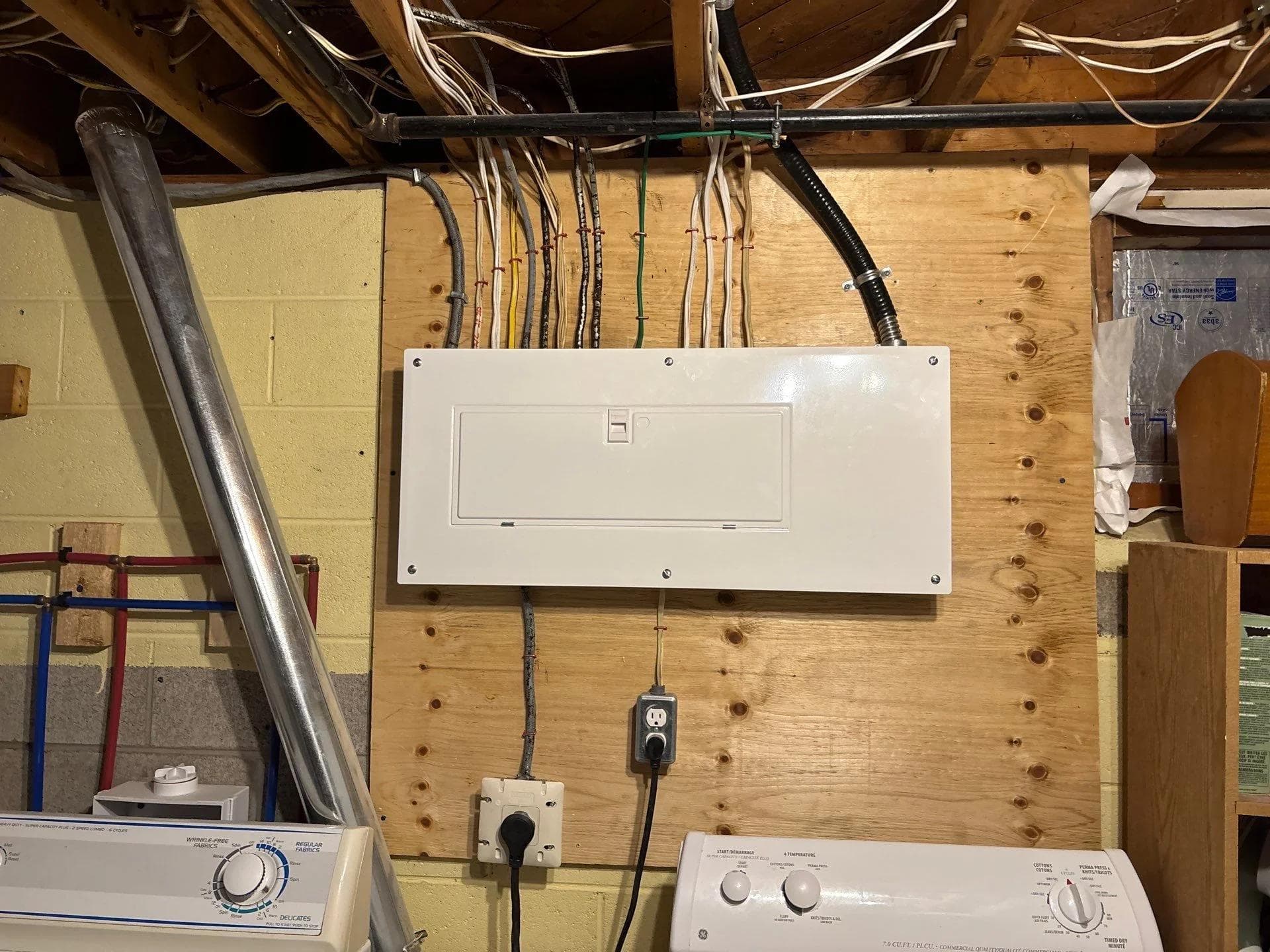 Panel Upgrade Complete - electrical work completed by licensed electrician in Hamilton Ontario